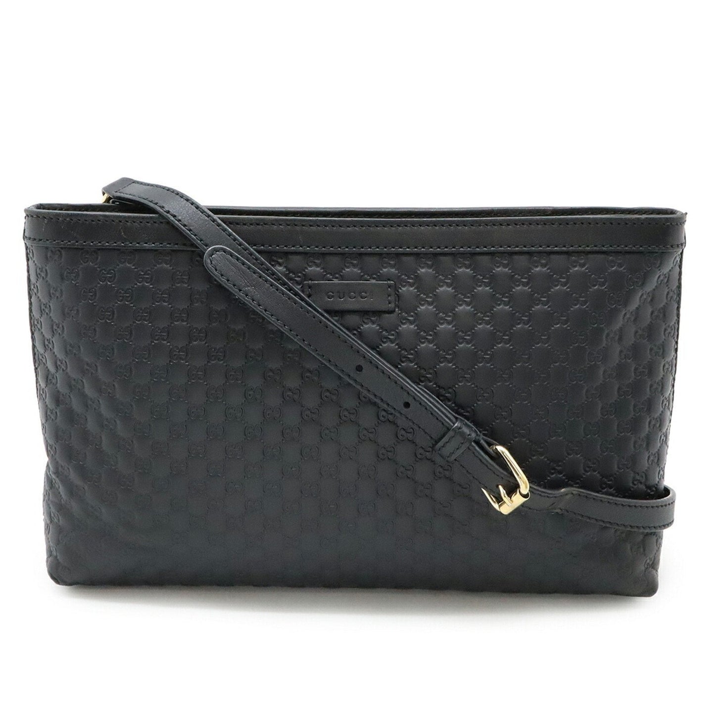 Gucci Black Leather Shoulder Bag