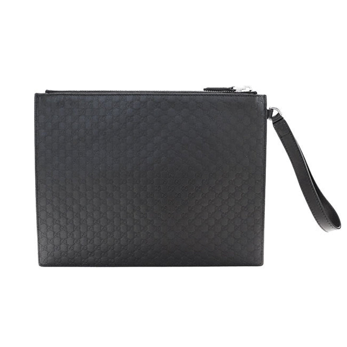 Gucci Black Leather Clutch Bag