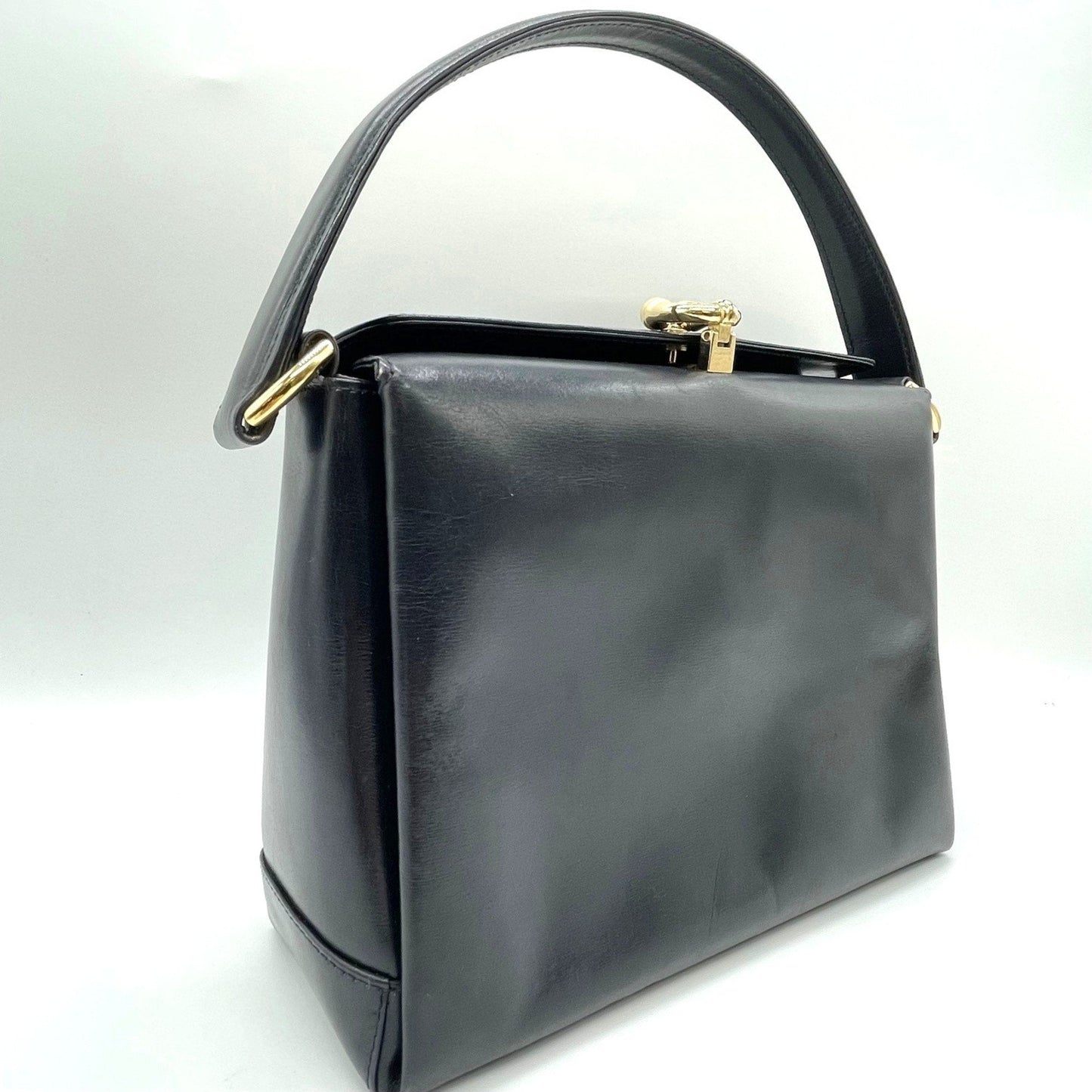 Gucci Black Leather Handbag