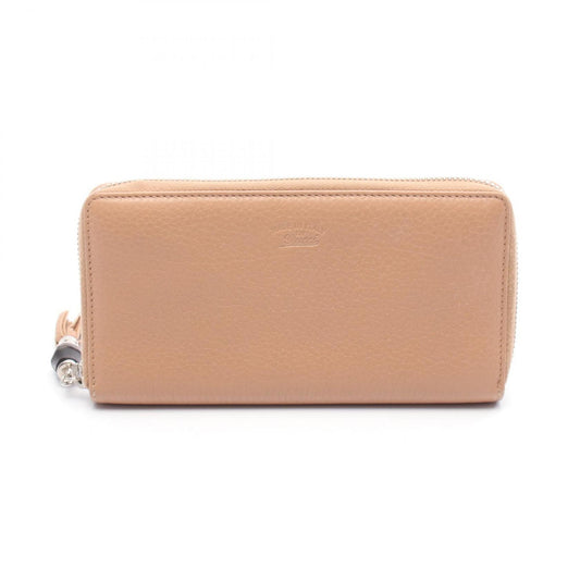 Gucci Pink Leather Long Wallet (Bi-Fold)