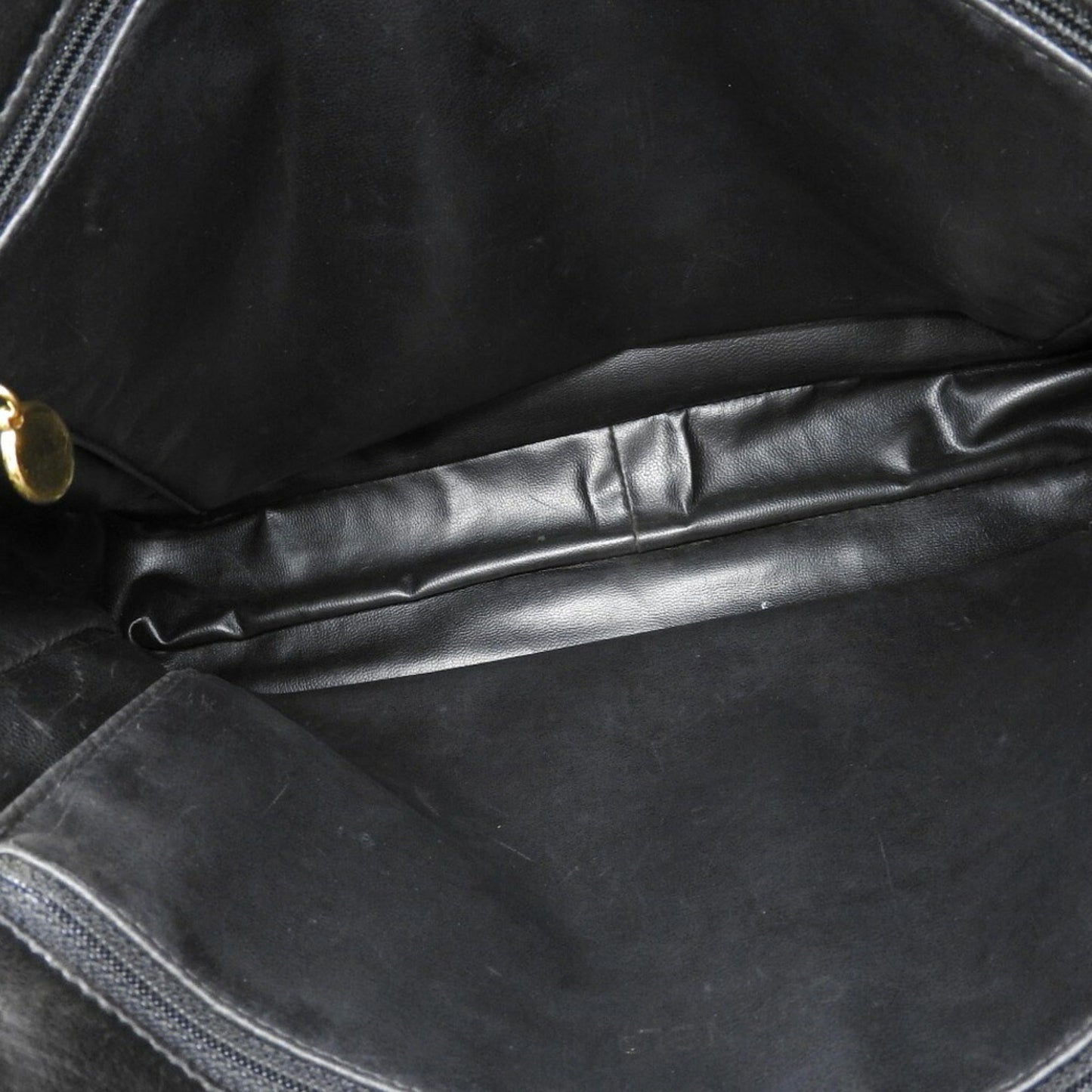 Chanel Black Leather Shoulder Bag Tote Bag