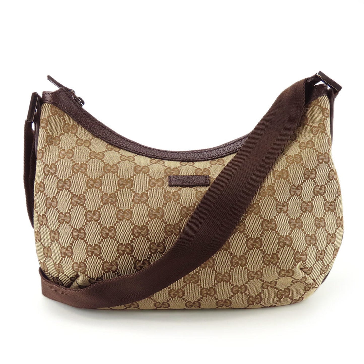 Gucci Gg Canvas Beige Brown Gg Canvas Shoulder Bag