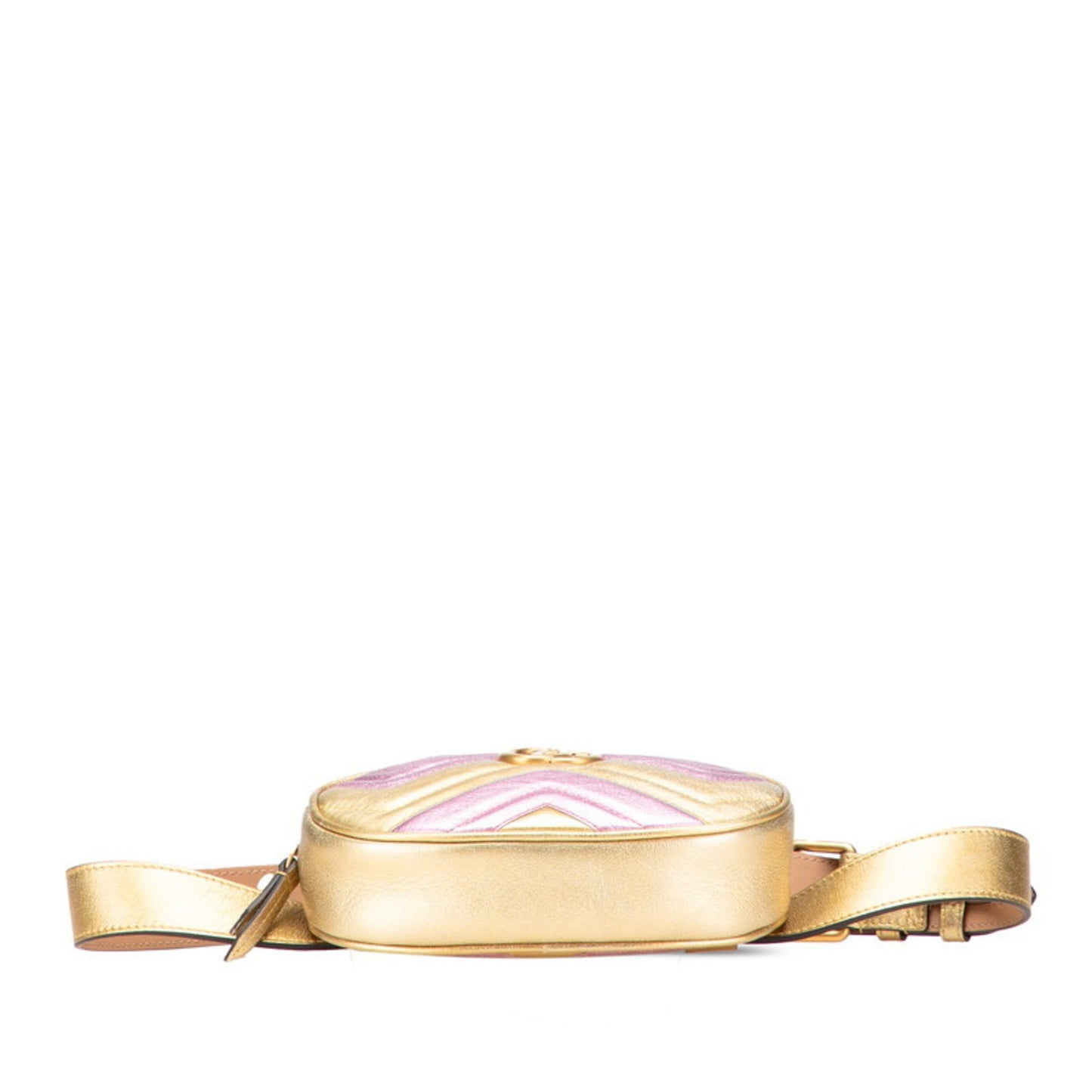 Gucci Gold Pink Leather Fanny Pack