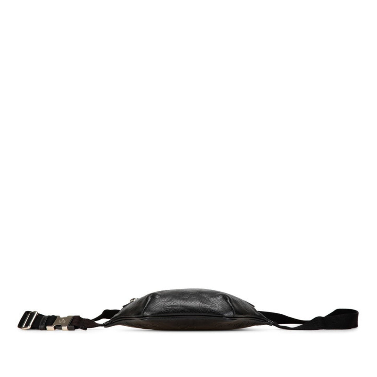 Gucci Black Leather Fanny Pack Sling Bag