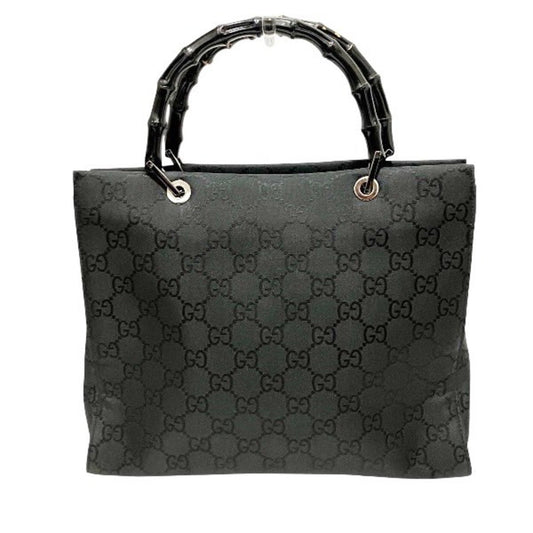 Gucci Black Nylon Handbag Tote Bag