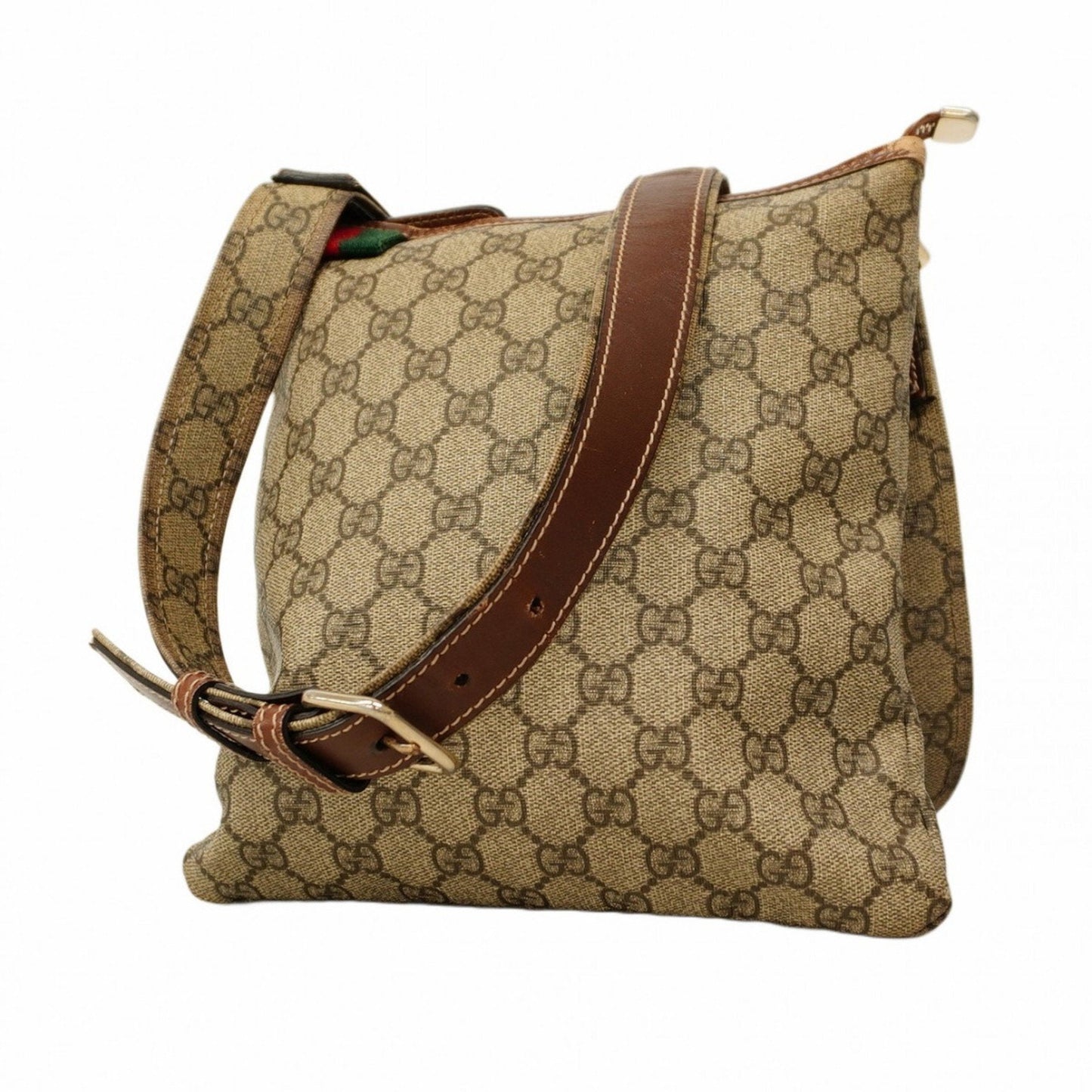 Gucci Brown Pvc Shoulder Bag