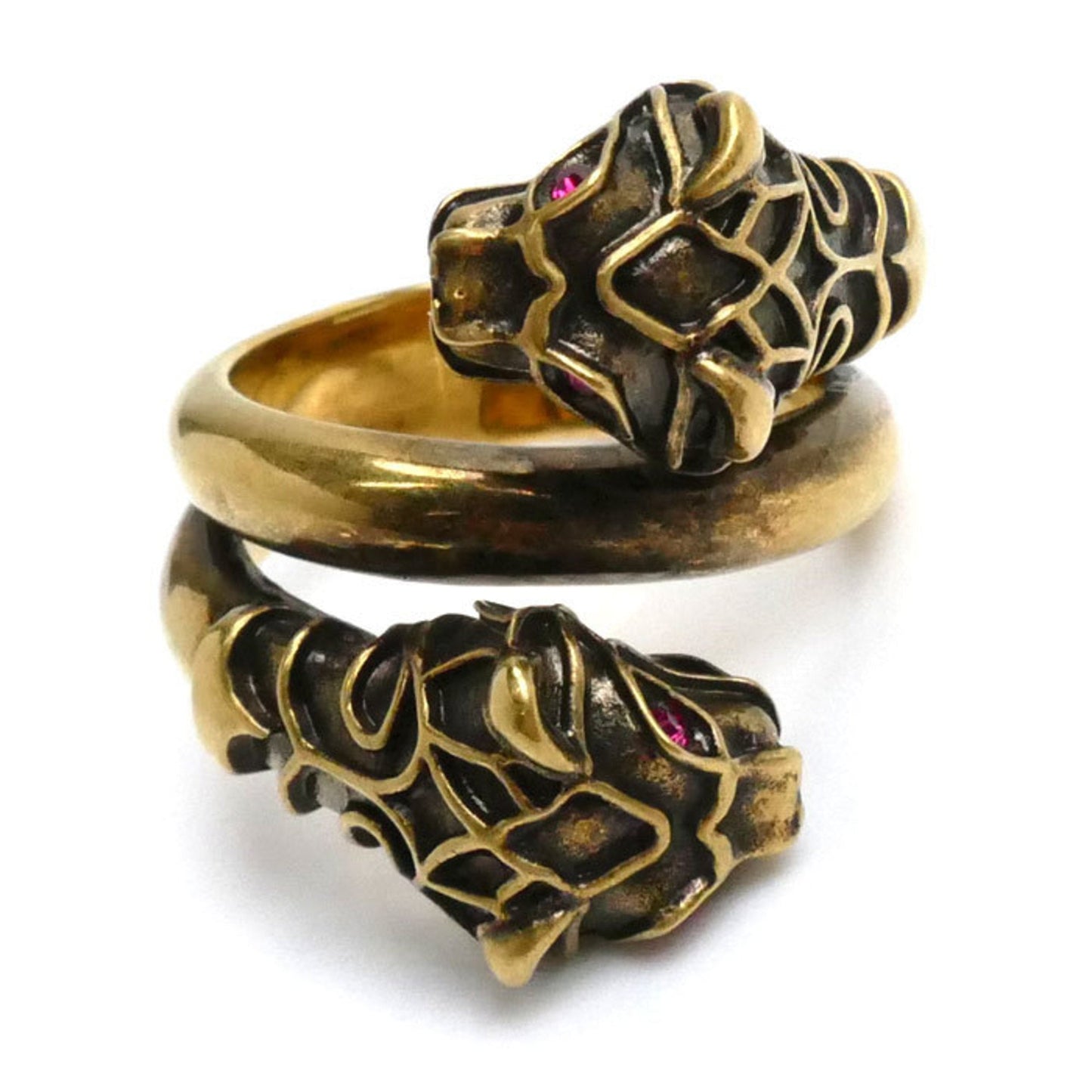 Gucci Gold Metal Band Ring