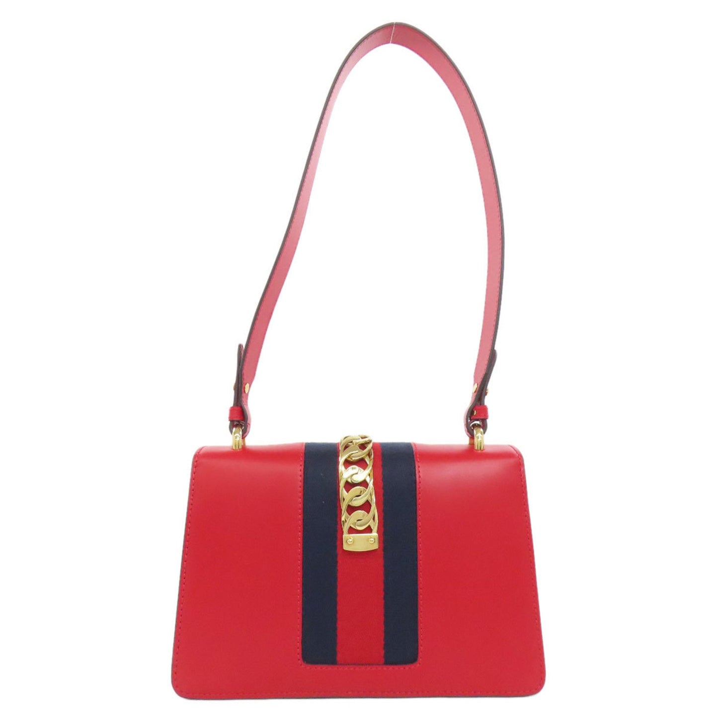 Gucci Red Color Leather Shoulder Bag