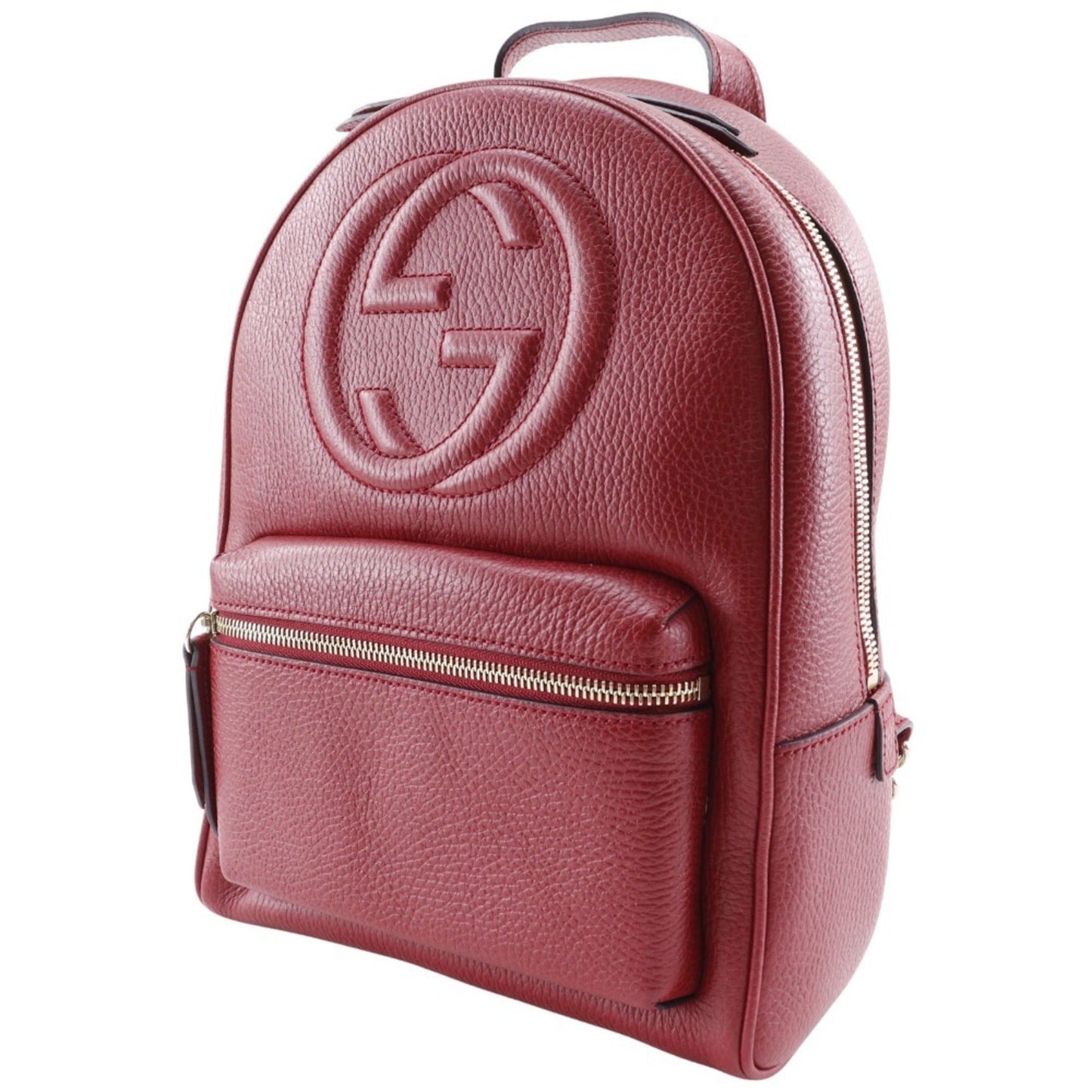 Gucci Red Color Leather Backpack