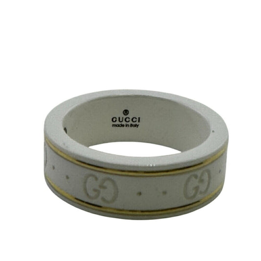 Gucci Icon White Gold (18K) Band Ring