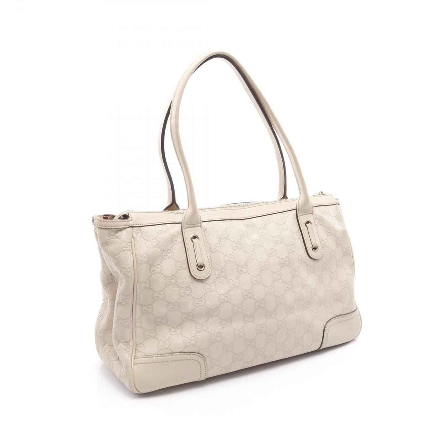 Gucci Beige Leather Tote Bag