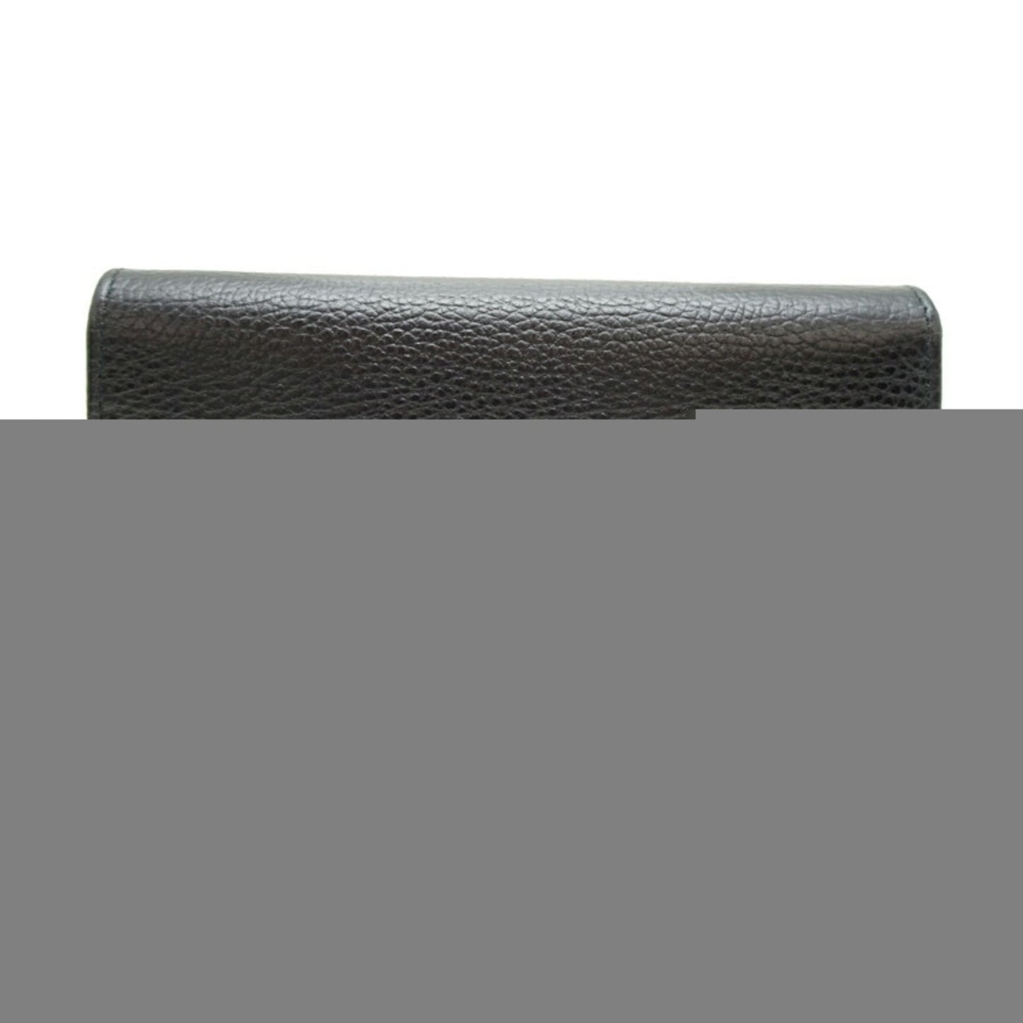 Gucci Black Leather Long Wallet (Bi-Fold)