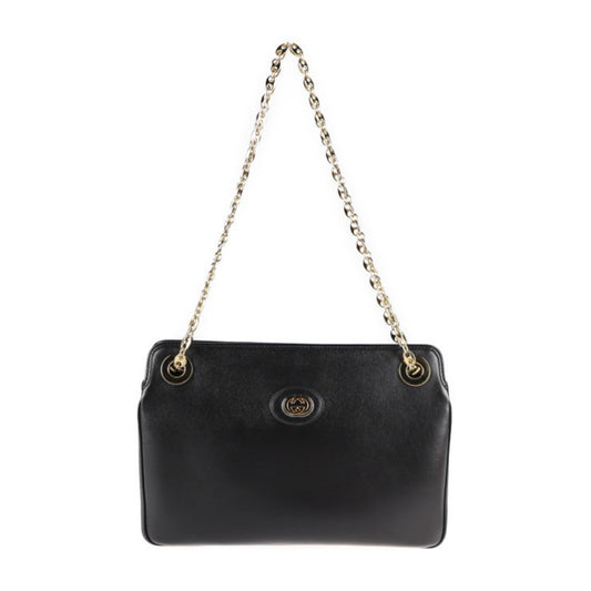 Gucci Black Leather Shoulder Bag