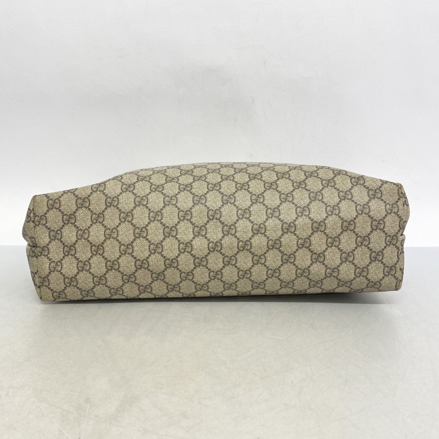 Gucci Brown White Pvc Tote Bag