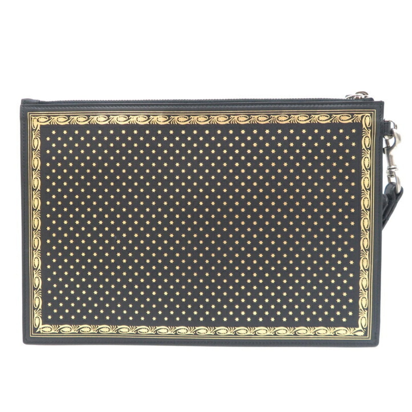 Gucci Black Leather Clutch Bag