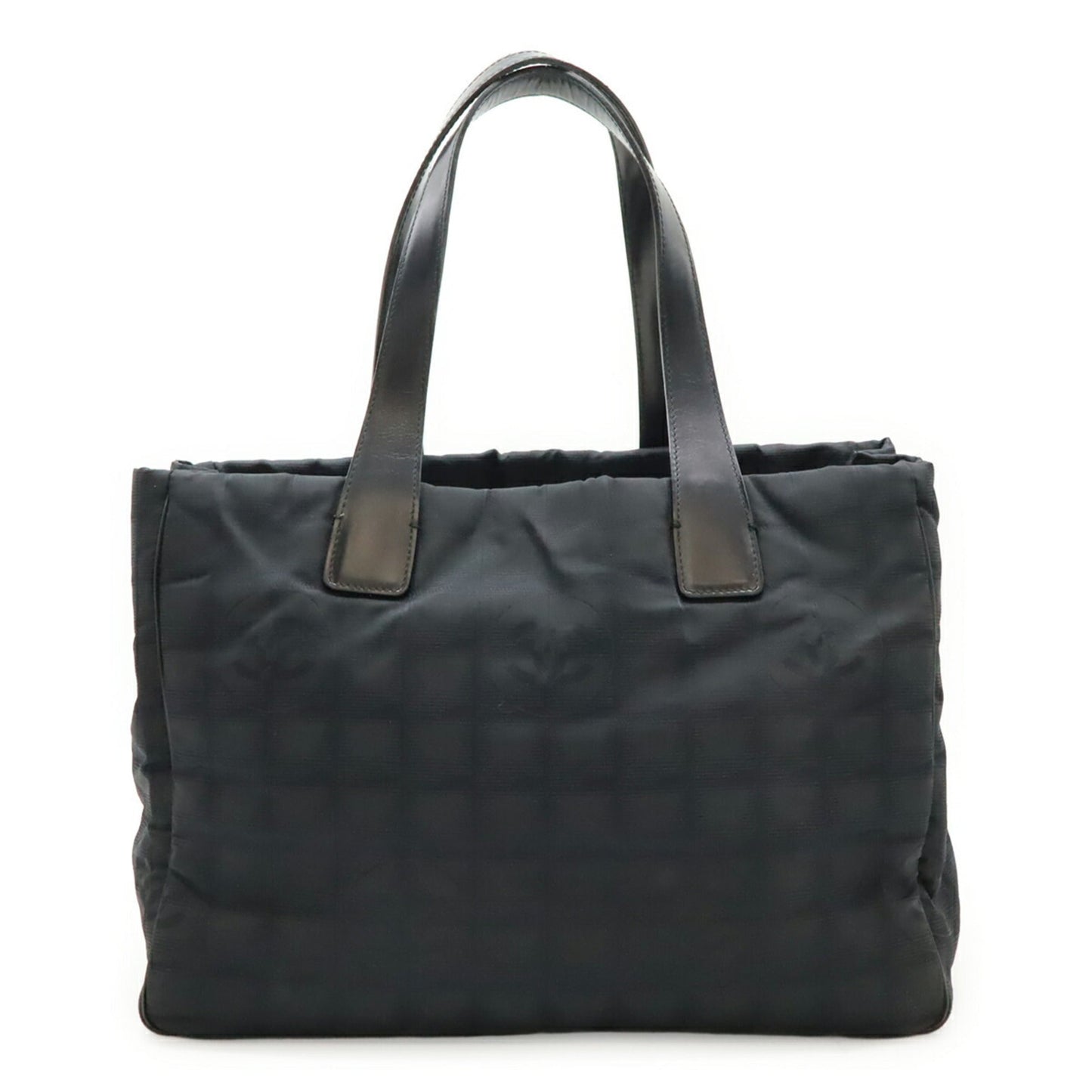 Chanel Black New Travel Line Leather Tote Bag