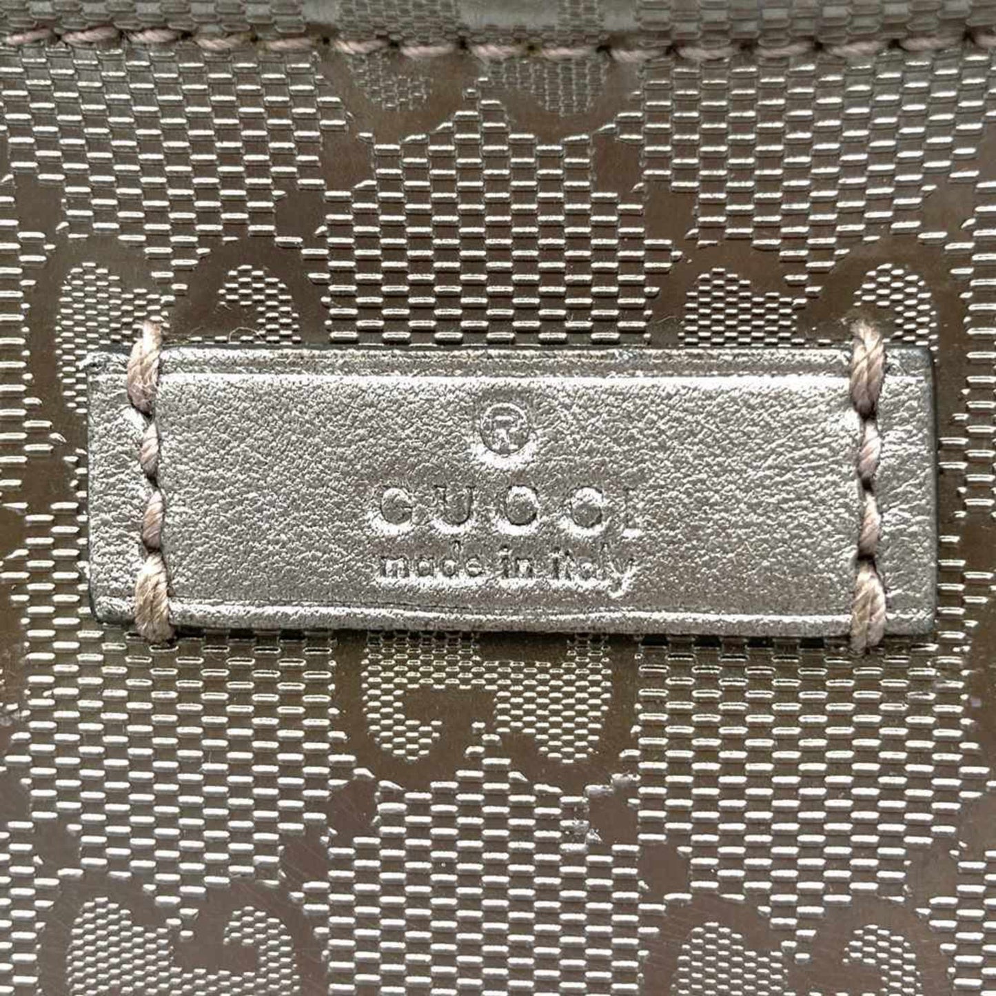 Gucci Gg Imprimé Metallic Pink Gg Imprimé Shoulder Bag Sling Bag