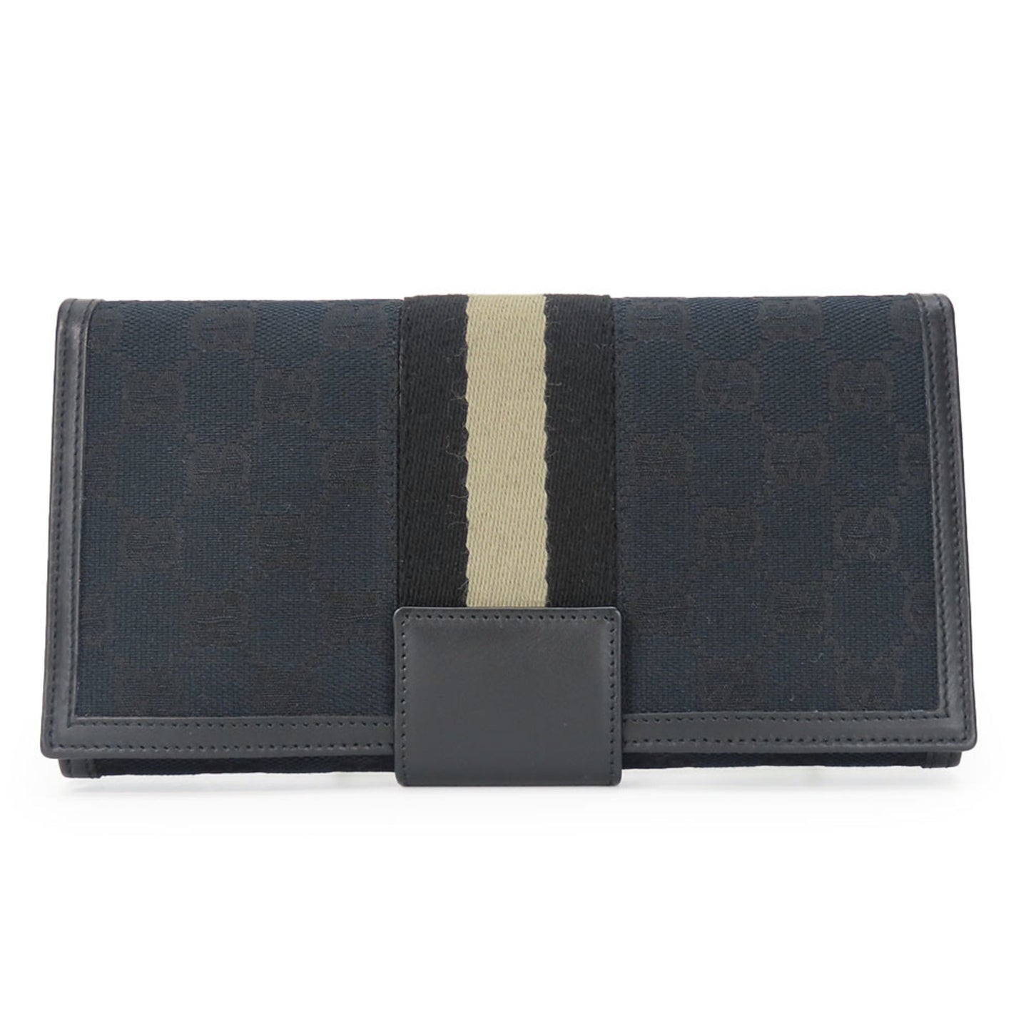 Gucci Black Gg Canvas Coin Purse/Coin Case