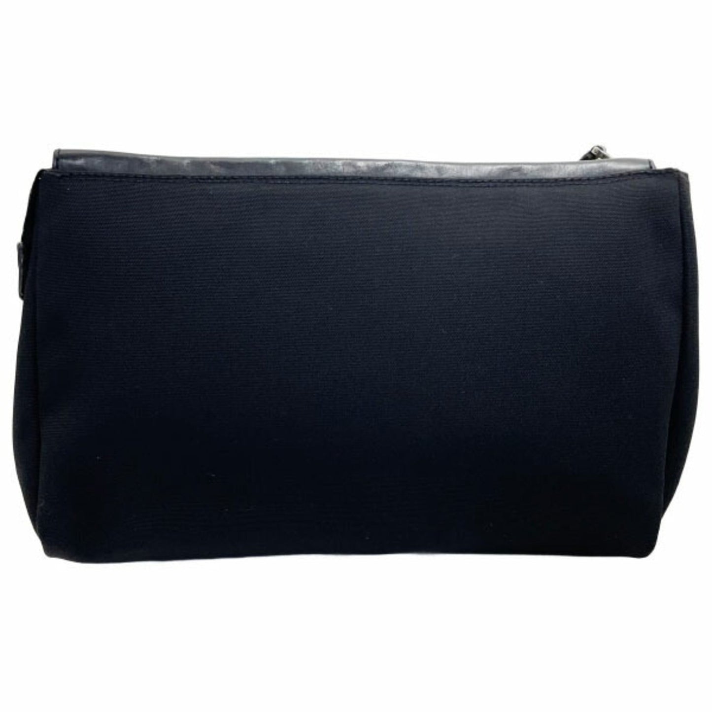 Gucci Black Nylon Leather Clutch Bag
