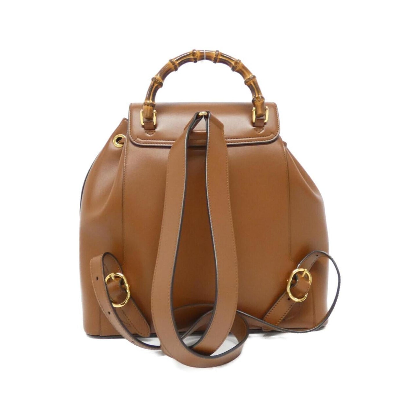 Gucci Brown Leather Backpack