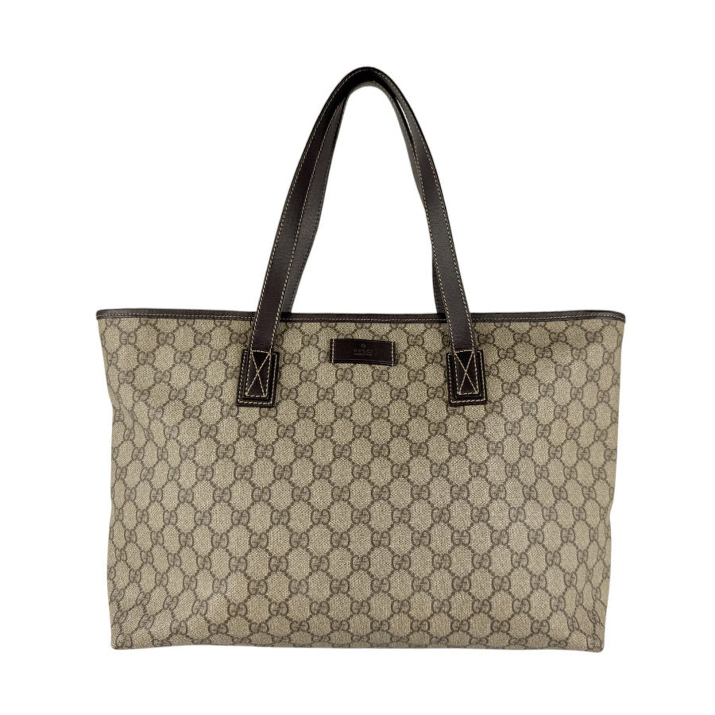 Gucci Brown Gg Supreme Canvas Handbag