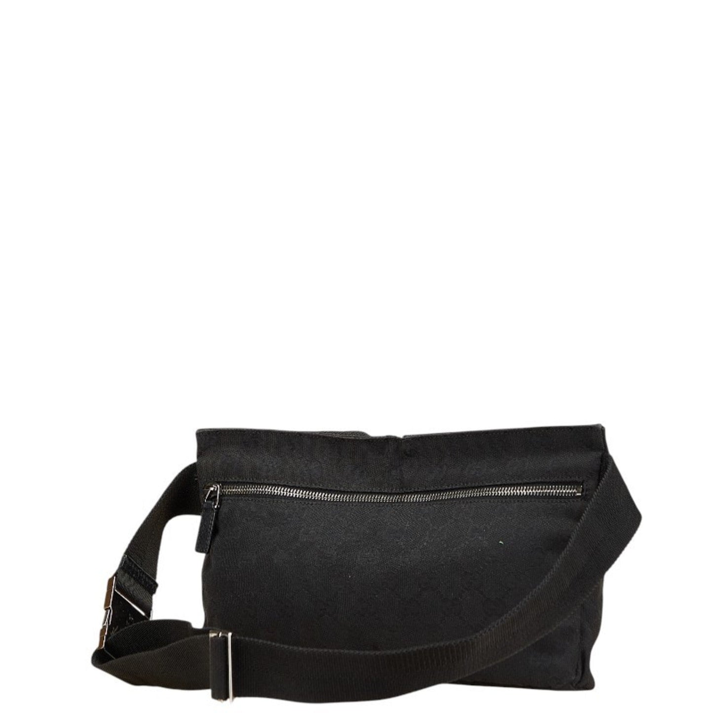 Gucci Black Canvas Leather Fanny Pack