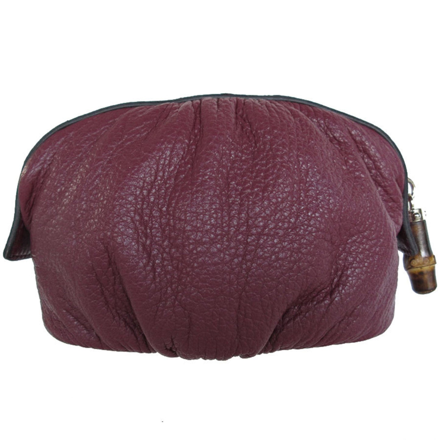 Gucci Dark Purple Leather Pouch
