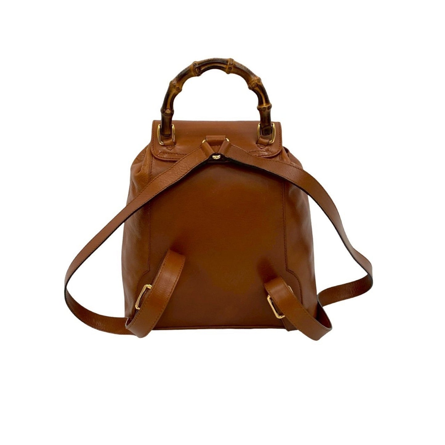 Gucci Brown Leather Backpack