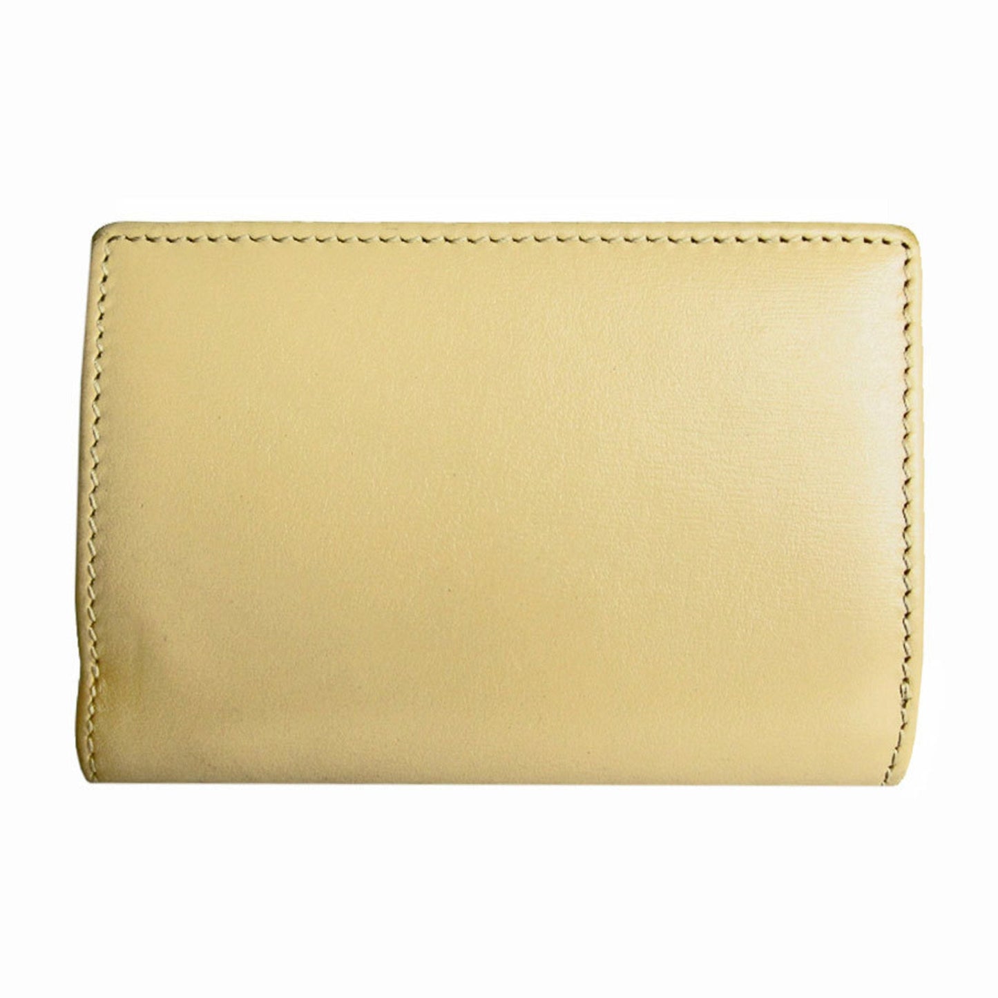 Gucci Beige Leather Wallet (Tri-Fold)