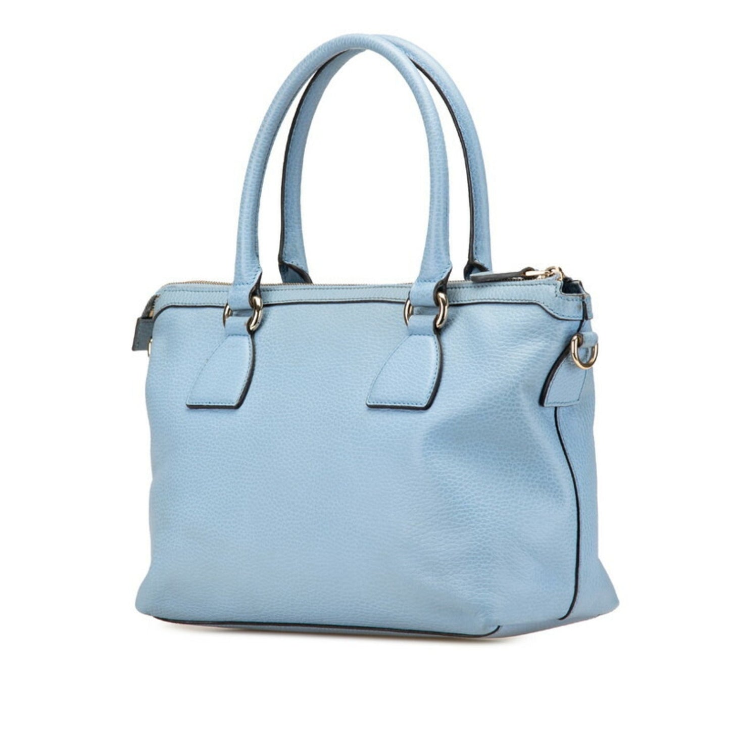 Gucci Light Blue Leather Handbag Shoulder Bag