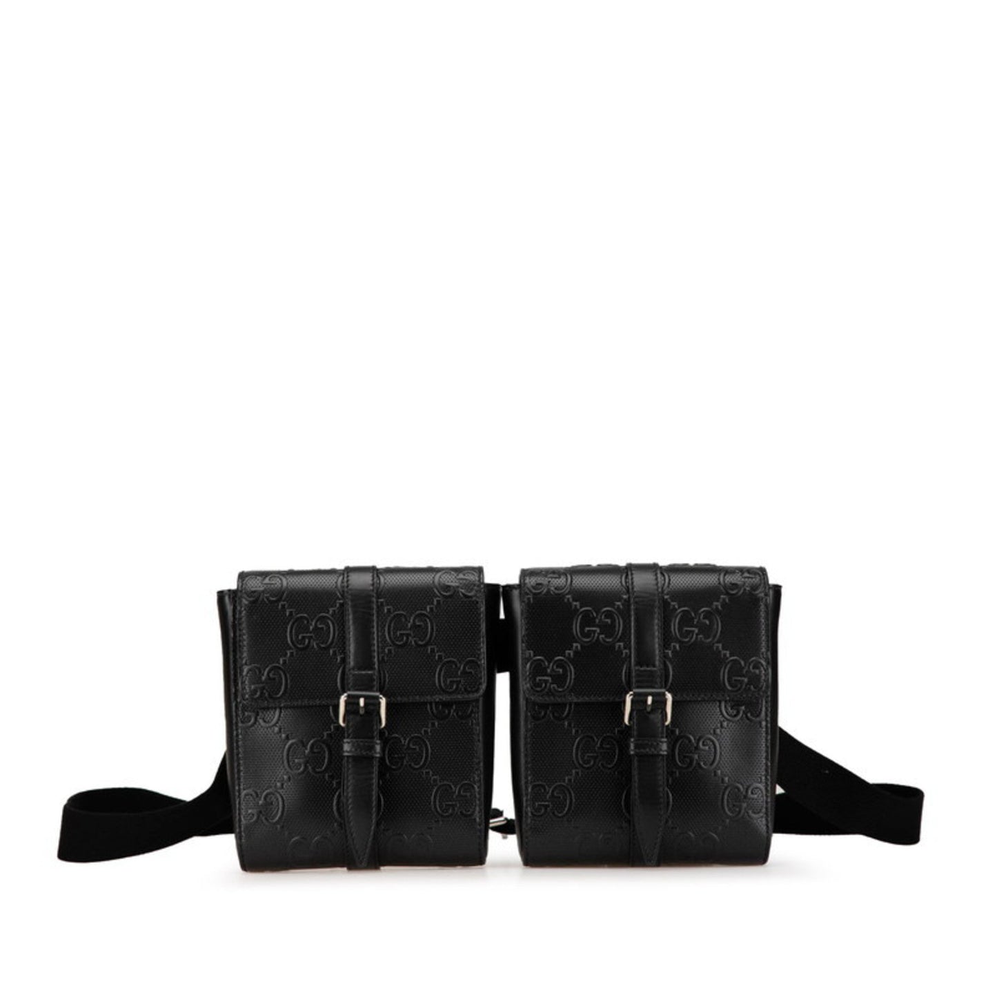 Gucci Black Leather Fanny Pack