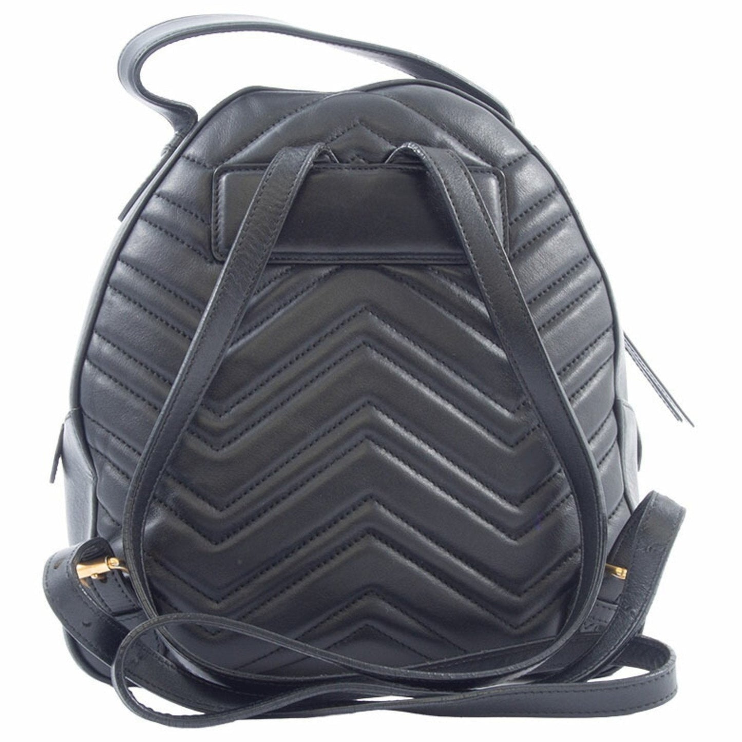 Gucci Black Leather Backpack