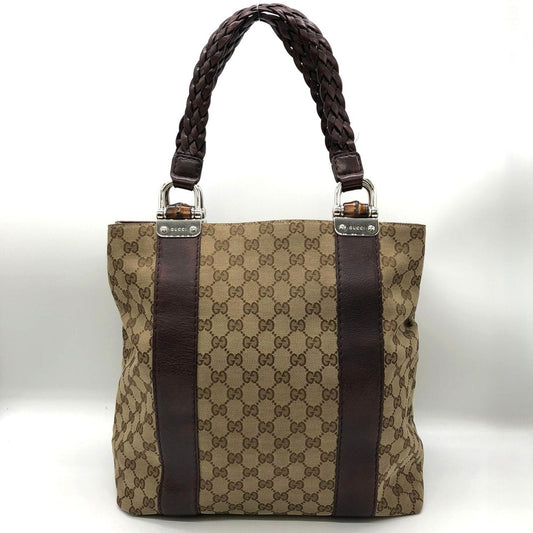 Gucci Gg Canvas Brown Gg Canvas Handbag Tote Bag