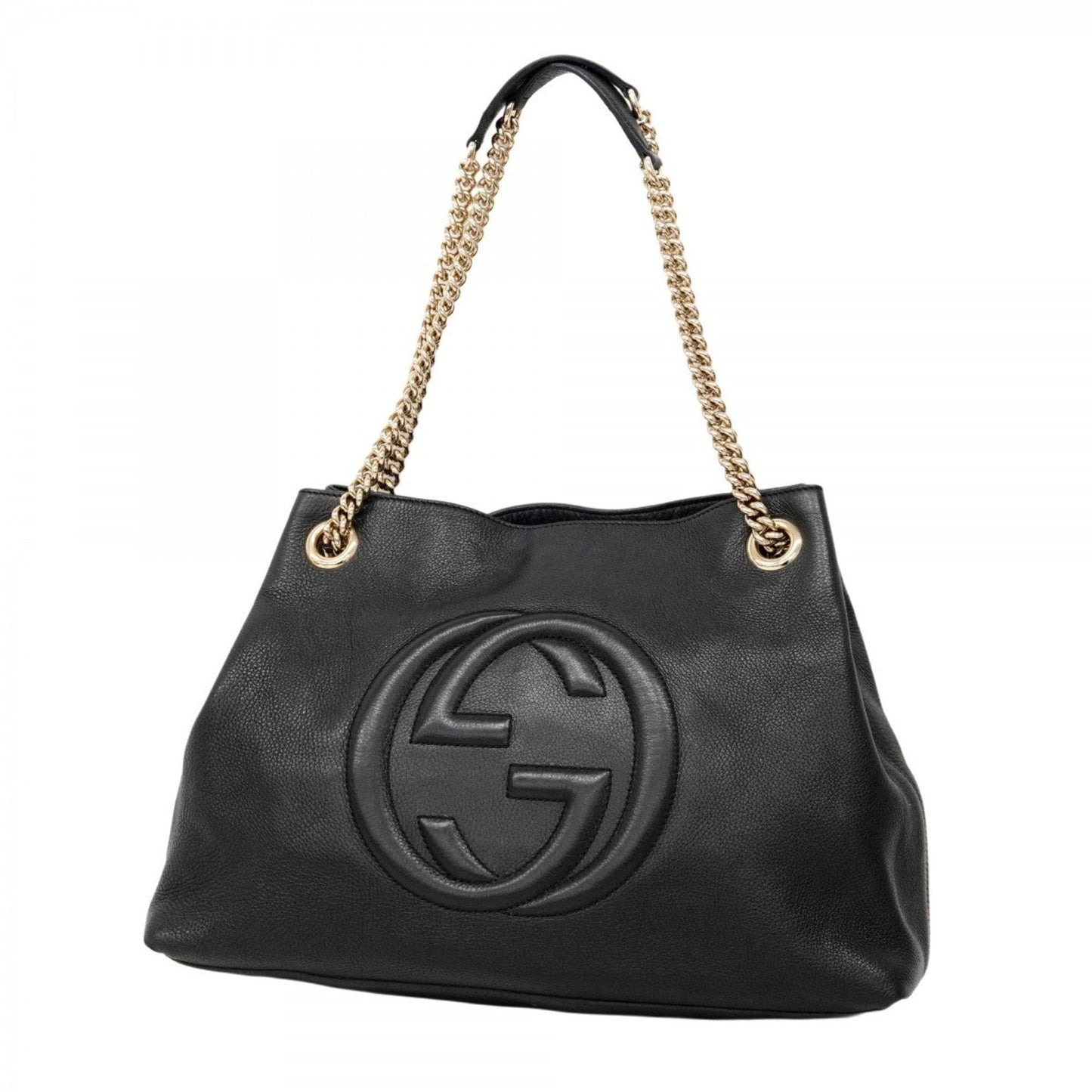 Gucci Black Leather Shoulder Bag