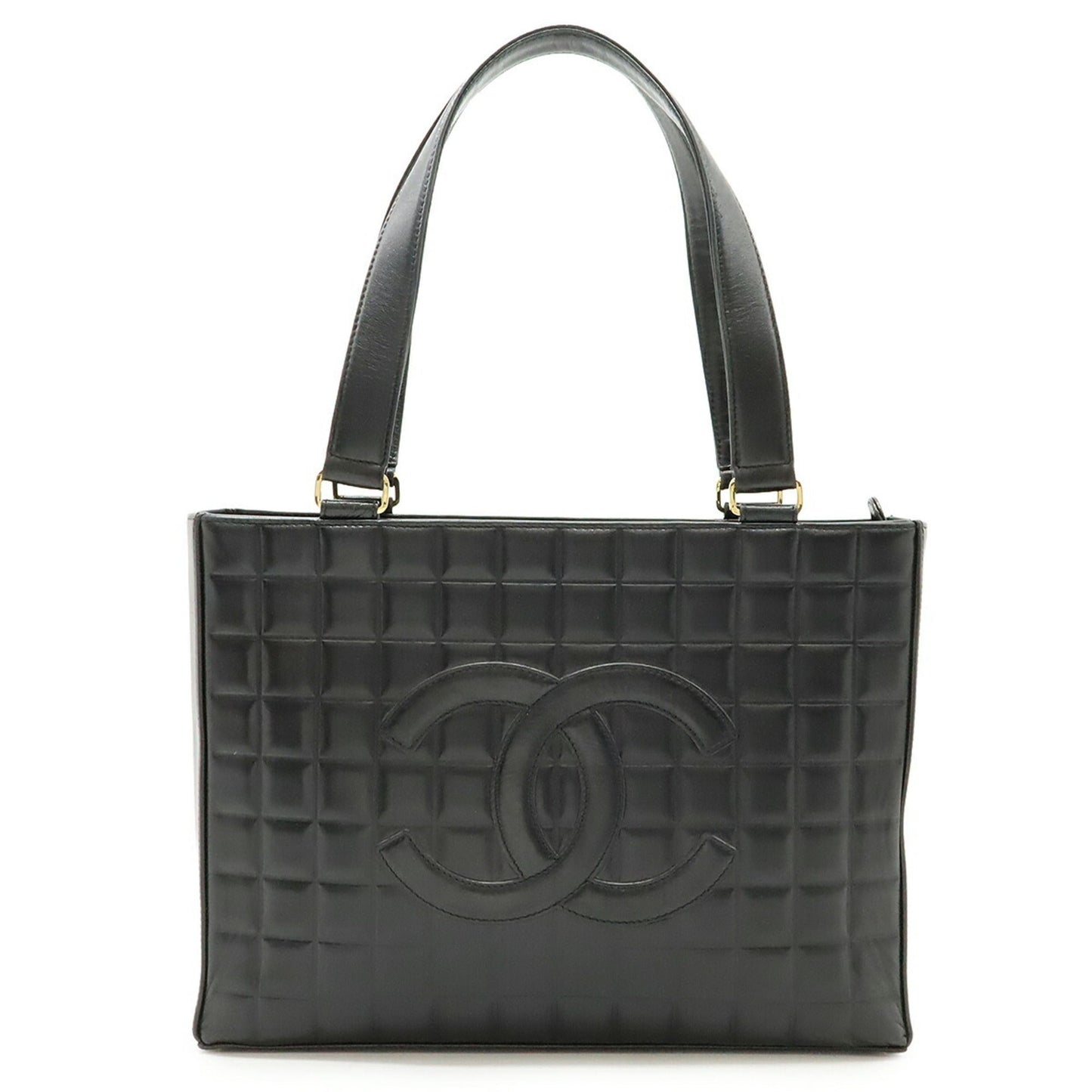 Chanel Black Leather Shoulder Bag Tote Bag
