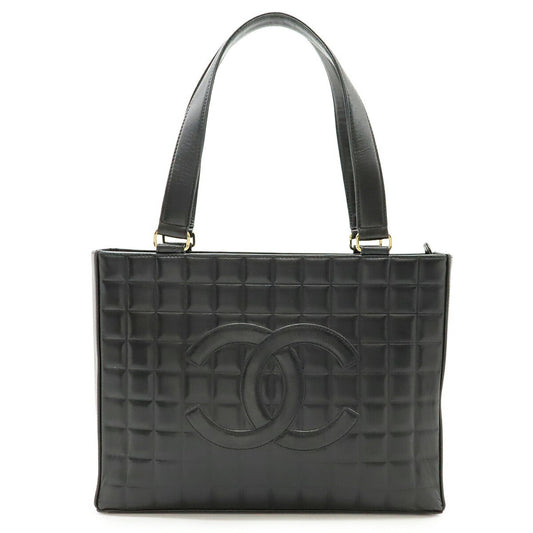 Chanel Black Leather Shoulder Bag Tote Bag