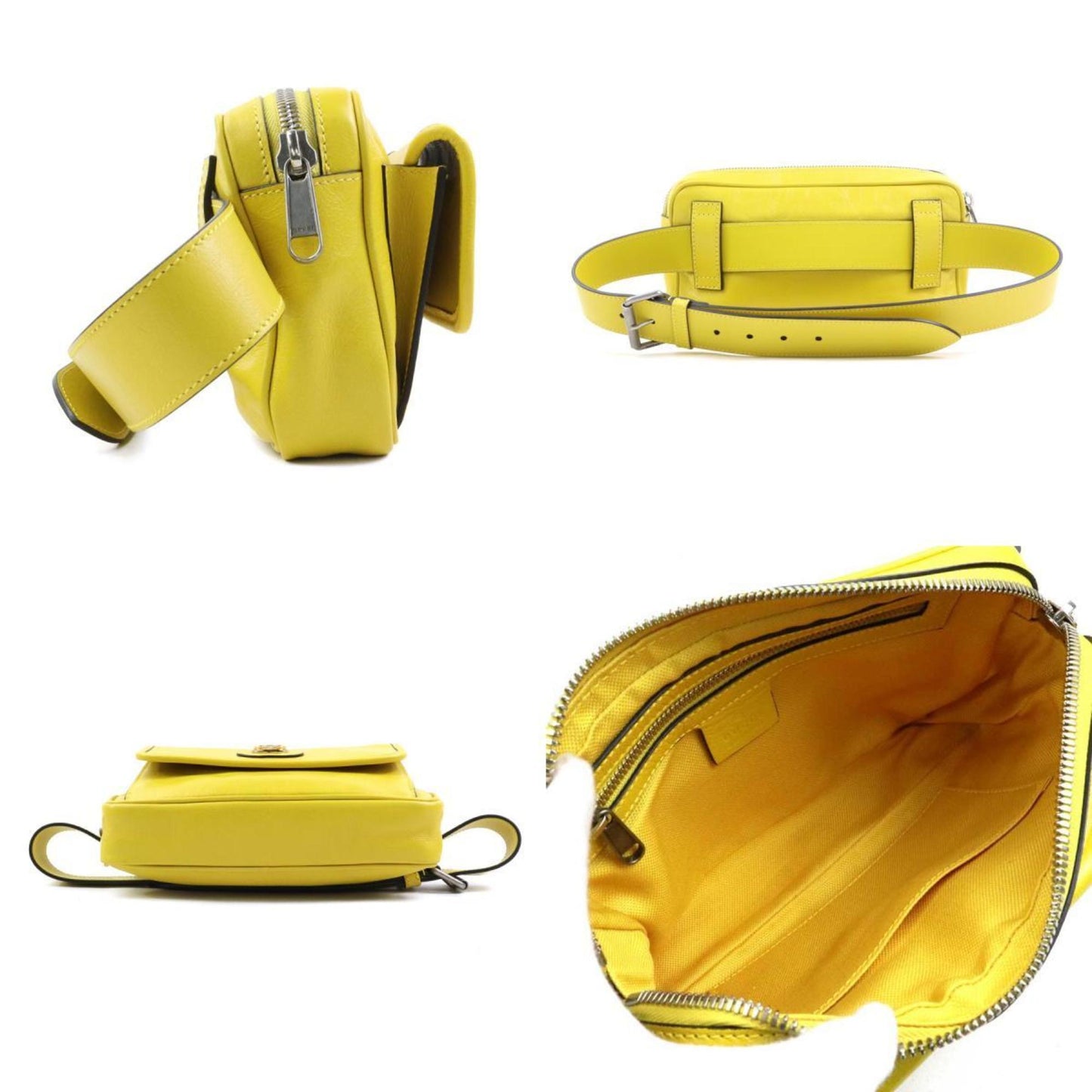 Gucci Yellow Leather Fanny Pack