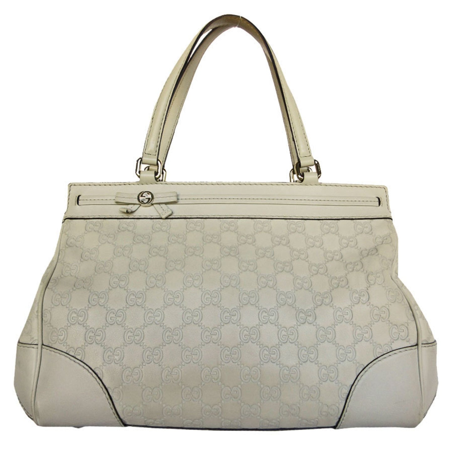 Gucci Light Beige Leather Handbag
