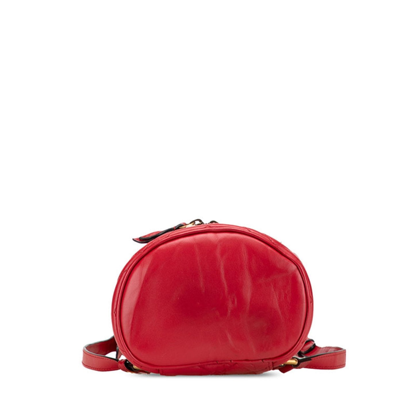 Gucci Gg Marmont Red Color Leather Backpack