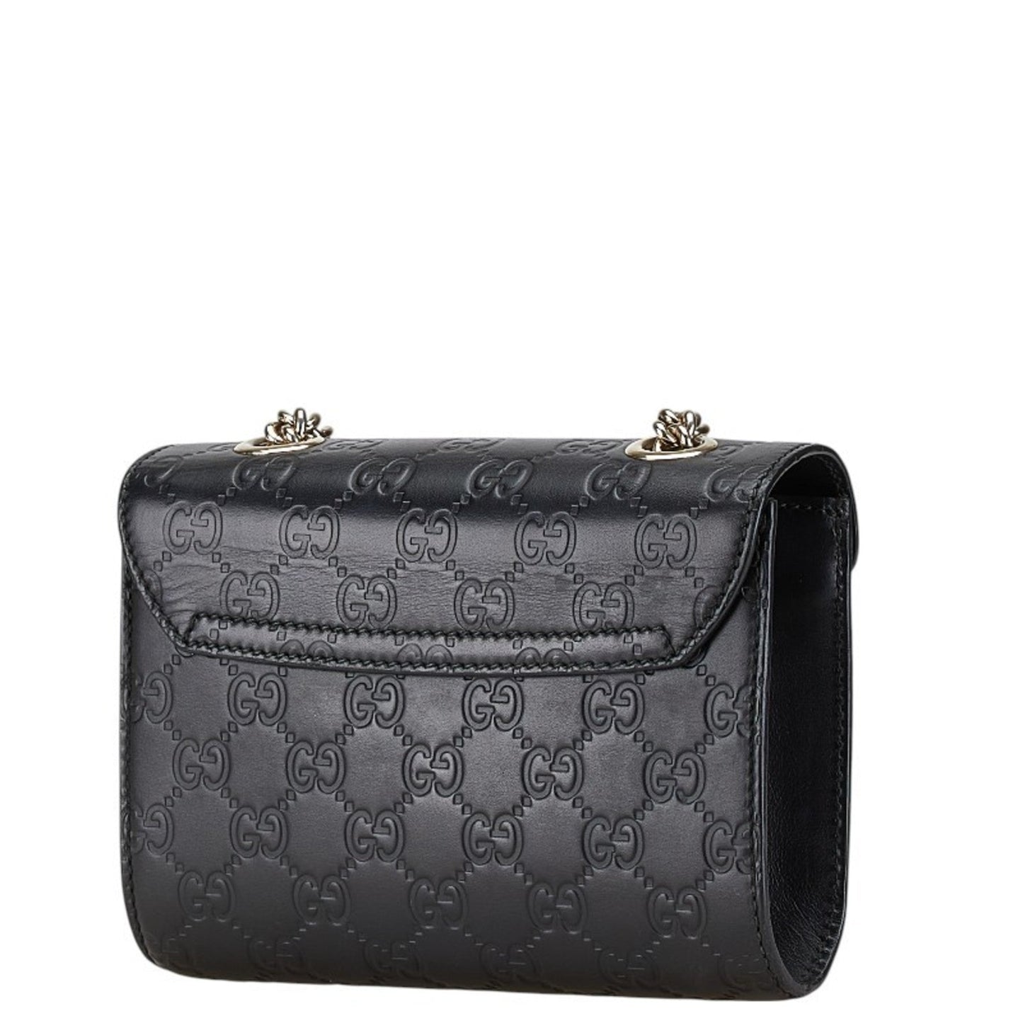 Gucci Horsebit Black Leather Shoulder Bag