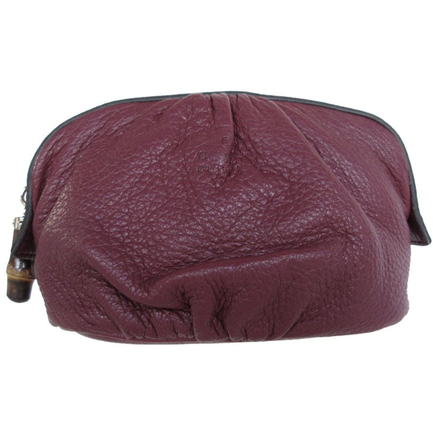 Gucci Dark Purple Leather Pouch