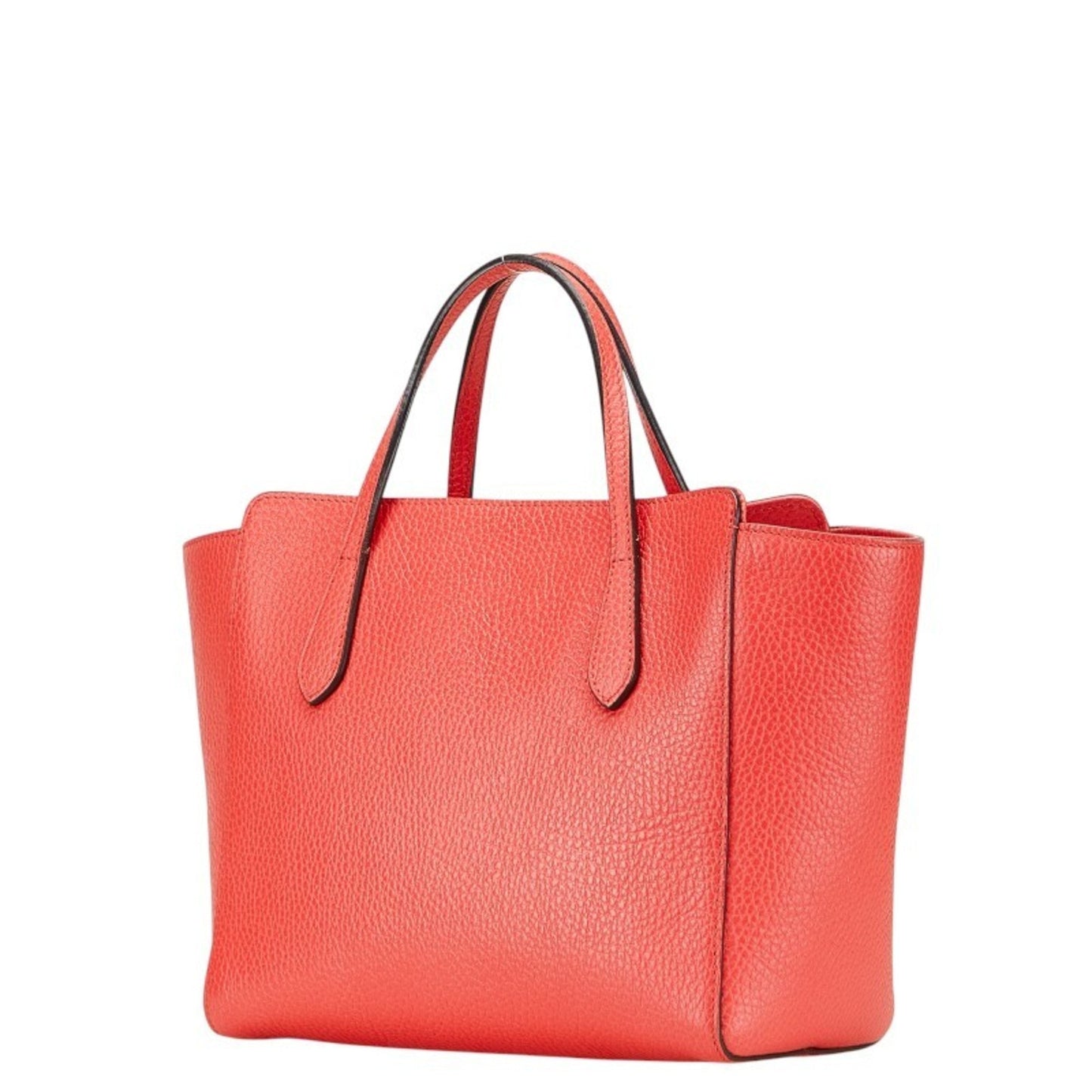 Gucci Pink Red Color Leather Handbag Tote Bag