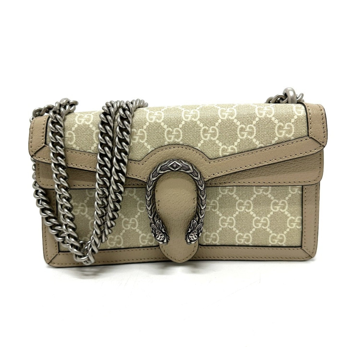 Gucci Beige Gg Supreme Shoulder Bag