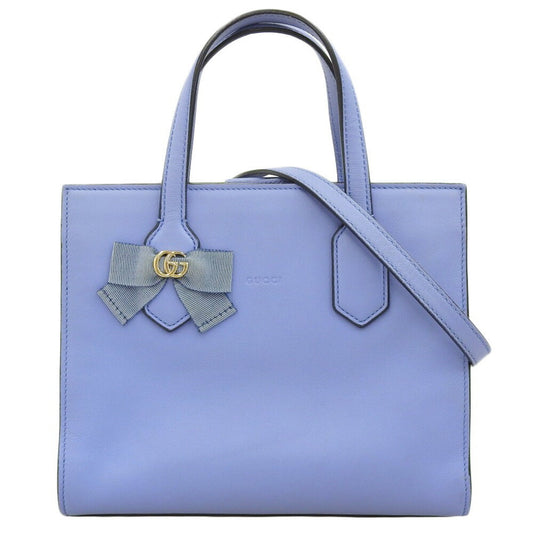Gucci Blue Bow Handbag Shoulder Bag