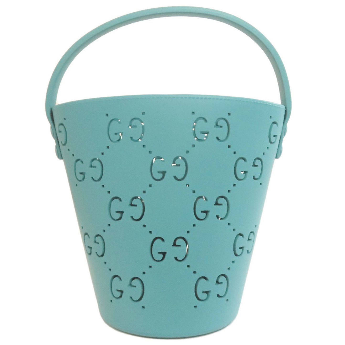 Gucci Light Blue Rubber Tote Bag