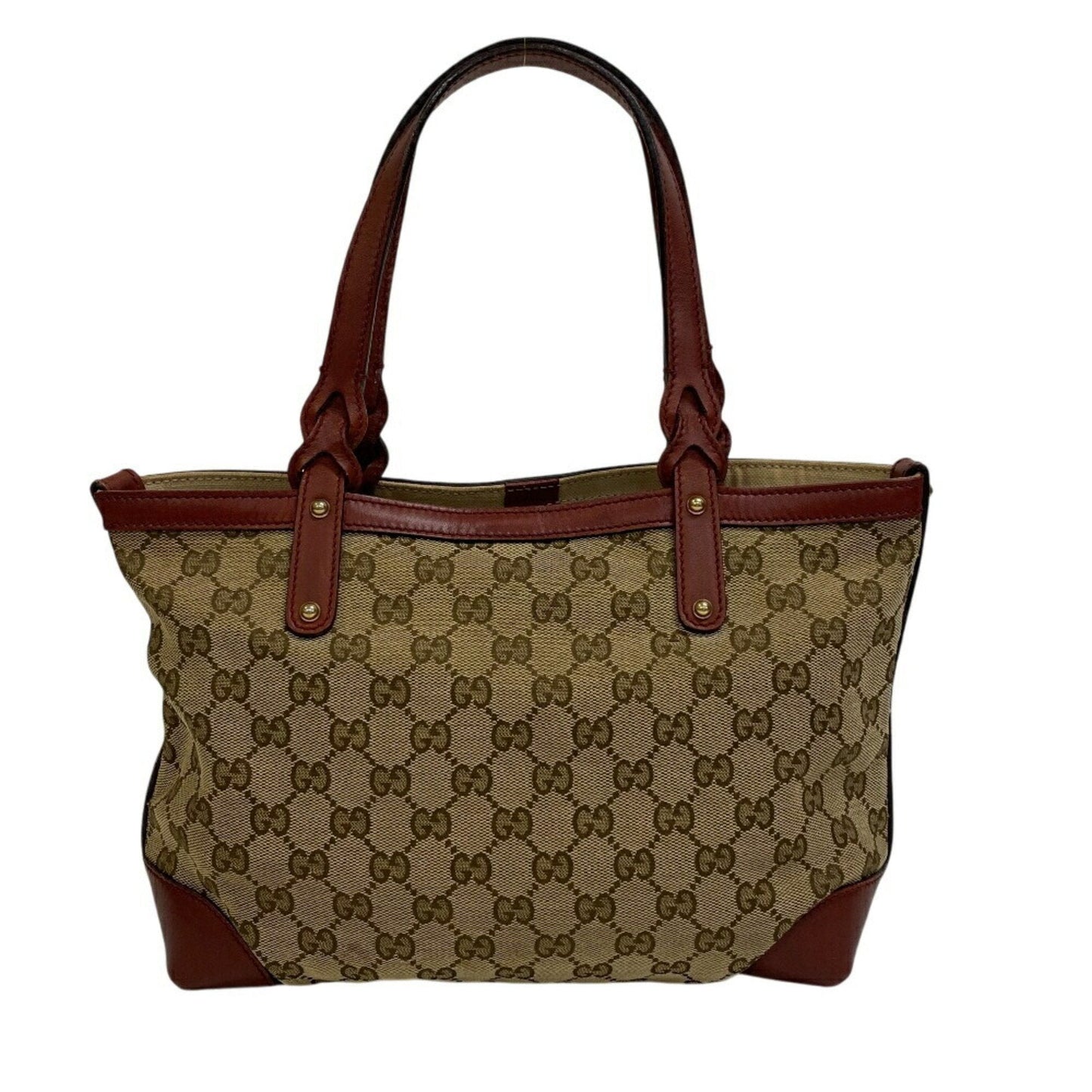 Gucci Gg Canvas Beige Gg Canvas Tote Bag