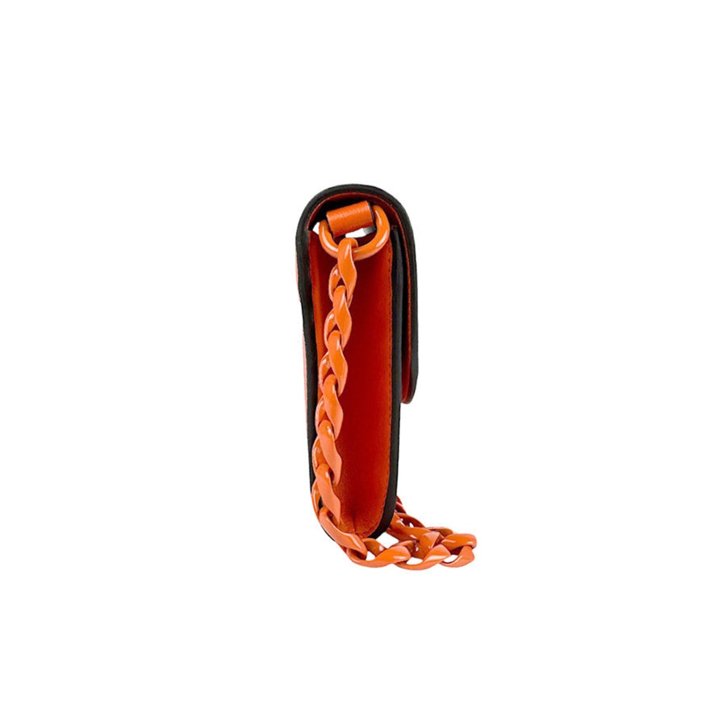 Gucci Orange Leather Shoulder Bag