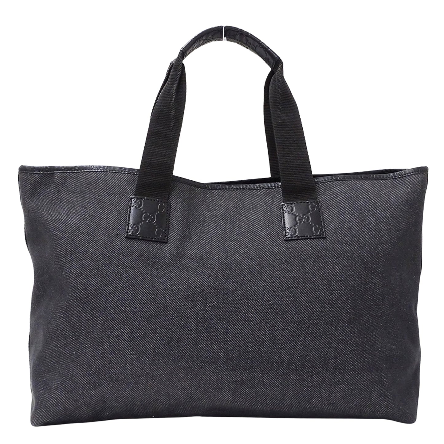 Gucci Black Denim Tote Bag