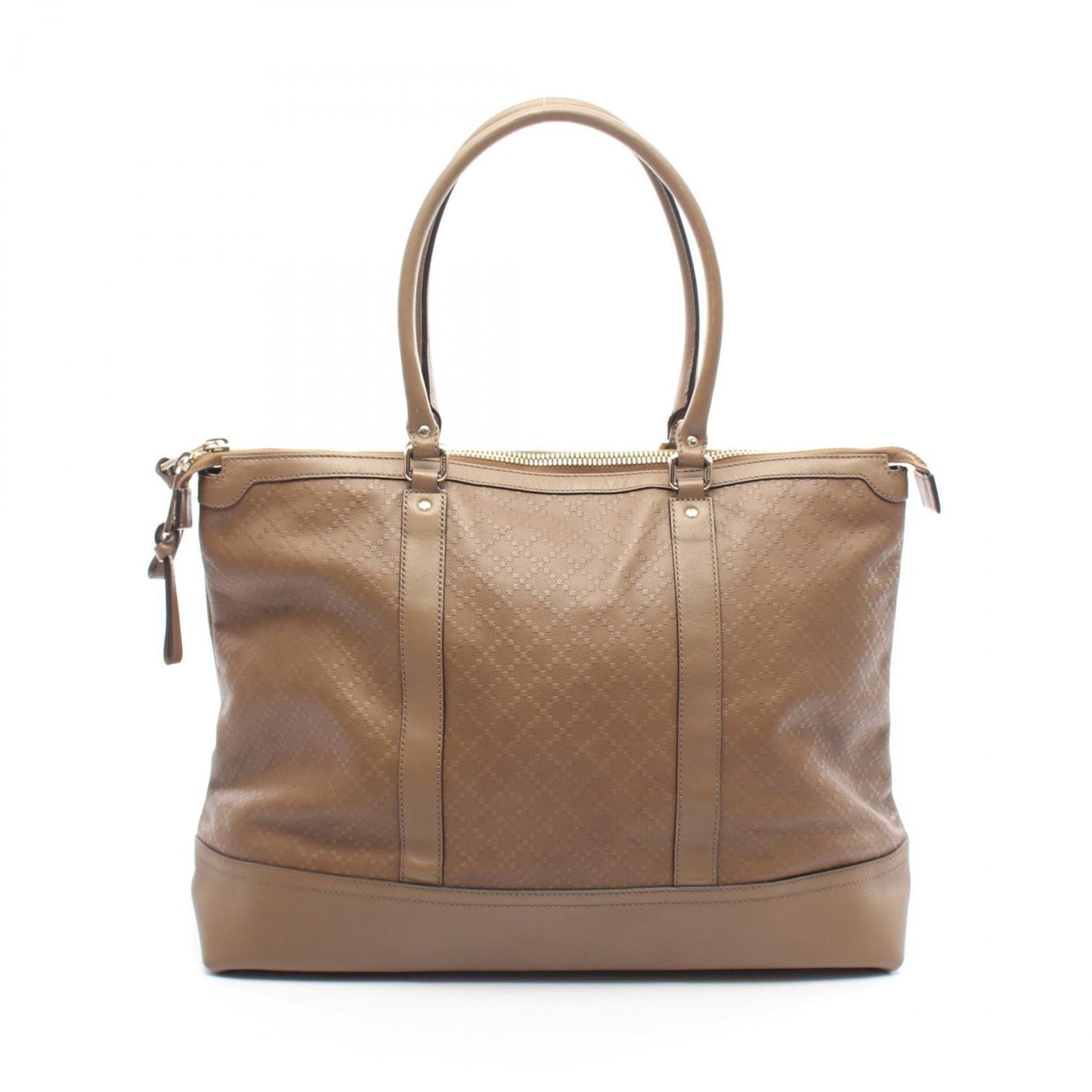 Gucci Brown Leather Tote Bag