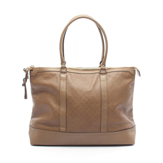 Gucci Brown Leather Tote Bag